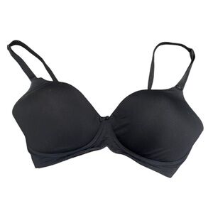 Black Seamless maternity T-Shirt Bra with Adjustable Straps